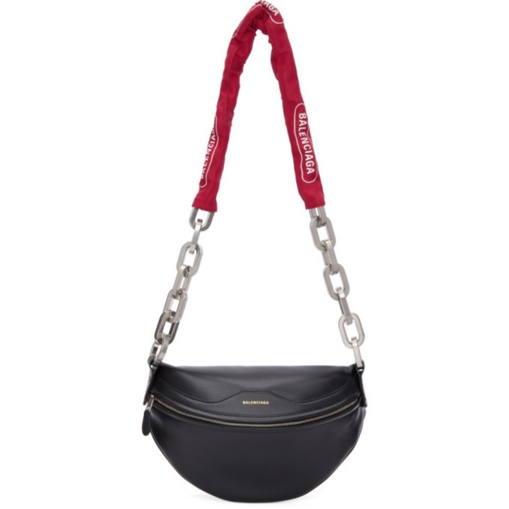 NWT BALENCIAGA Leather Souvenir Bike Chain Bag